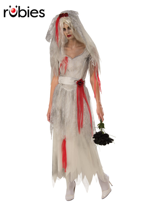 GHOST BRIDE COSTUME, ADULTS - Front