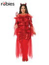 RED DEVIL COSTUME, ADULT - PLUS - Front