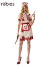 BLOODY NURSE COSTUME, ADULT - Front