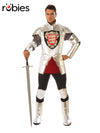 SILVER KNIGHT COSTUME, ADULT - Front