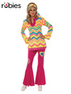 MOD GIRL COSTUME, ADULT - Front