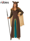 VIKING WOMAN COSTUME, ADULT - Front