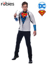 SUPERMAN PHOTOREAL COSTUME TOP, ADULT - Front