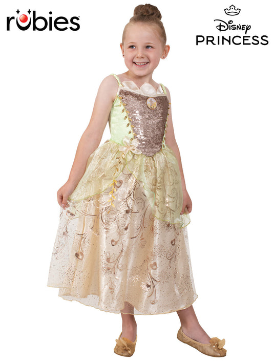 TIANA DELUXE ULTIMATE PRINCESS CELEBRATION COSTUME, CHILD - Front