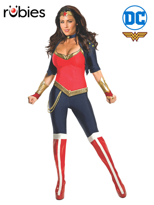 WONDER WOMAN DELUXE COSTUME, ADULT - Front
