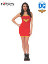 WONDER WOMAN TUBE DRESS, ADULT - Front