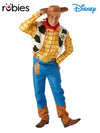 WOODY DELUXE TOY STORY COSTUME, ADULT - Front