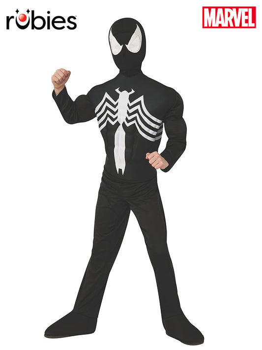 BLACK SPIDER-MAN DELUXE COSTUME - Front