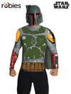 BOBA FETT COSTUME TOP, ADULT - Front