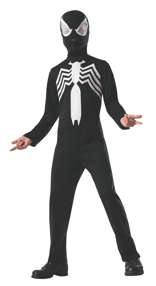 BLACK SPIDER-MAN COSTUME, CHILD - Front
