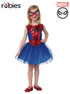 SPIDER-GIRL TUTU COSTUME, SIZE 9-10 YRS - Front