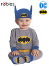 BATMAN ONESIE (BLUE/GREY), CHILD - 6-12 MTHS - Front