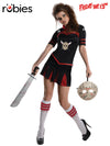 JASON CHEERLEADER SECRET WISHES CORSET COSTUME, ADULT - Front