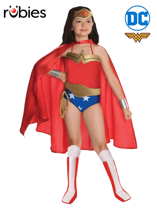 WONDER WOMAN DELUXE COSTUME, CHILD - Front
