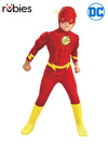 THE FLASH DELUXE MUSCLE CHEST COSTUME, CHILD - Front