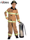 FIRE FIGHTER DELUXE COSTUME, CHILD - Front