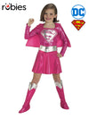 SUPERGIRL PINK COSTUME, CHILD - Front