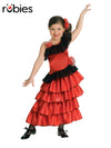 SPANISH PRINCESS FLAMENCO COSTUME, CHILD - Front