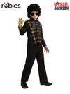 MICHAEL JACKSON DELUXE BLACK MILITARY JACKET, CHILD - Front