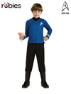 STAR TREK DELUXE BLUE SHIRT, CHILD - Front