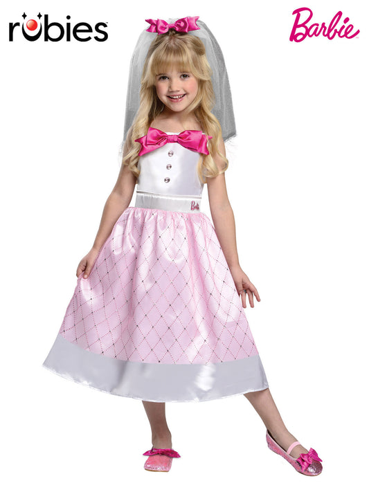 BARBIE BRIDE COSTUME, CHILD - Front