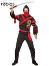 DRAGON NINJA WARRIOR COSTUME, ADULT - STD - Front