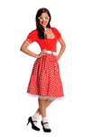 50'S NERD GIRL COSTUME, ADULT - Front