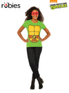 TMNT RAPHAEL LADIES TEE, ADULT - Front