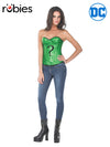 THE RIDDLER GREEN SEQUIN CORSET, ADULT - Front