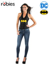 BATGIRL LEATHER-LOOK CORSET, ADULT - Front