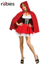 RED RIDING HOOD SECRET WISHES COSTUME, ADULT - Front