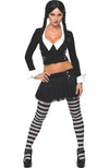 WEDNESDAY ADDAMS SECRET WISHES COSTUME, ADULT - Front