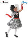 CRUELLA DE VIL DELUXE COSTUME, CHILD - Front
