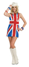 BRITISH INVASION COSTUME, ADULT - STD - Front