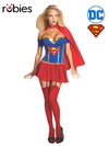 SUPERGIRL COSTUME, ADULT - Front