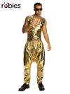 RAPPER GOLD PANTS, ADULT - STD - Front