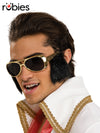 ELVIS GLASSES WITH ATTACHED SIDEBURNS - ADULT - Front