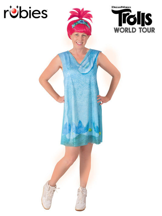 TROLLS POPPY COSTUME, ADULT - Front
