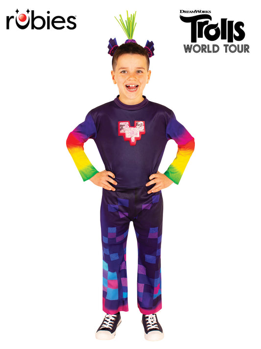 TROLLS KING TROLLEX DELUXE COSTUME, CHILD - Front