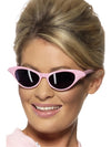ROCK & ROLL SUNGLASSES - PINK, ADULT - Front