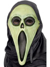 SCREAMER GLOW IN THE DARK MASK, ADULT - Front