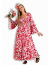 FLOWER CHILD COSTUME, ADULT - STD - Front