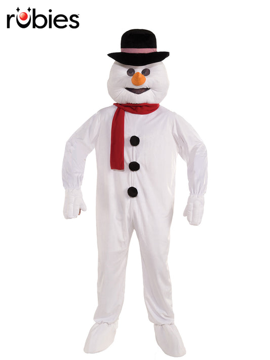 SNOWMAN MASCOT COSTUME, ADULT - Front