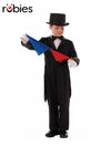 MAGICIAN TAILCOAT COSTUME, CHILD - M - Front