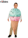 ICE CREAM CONE COSTUME, CHILD - Front