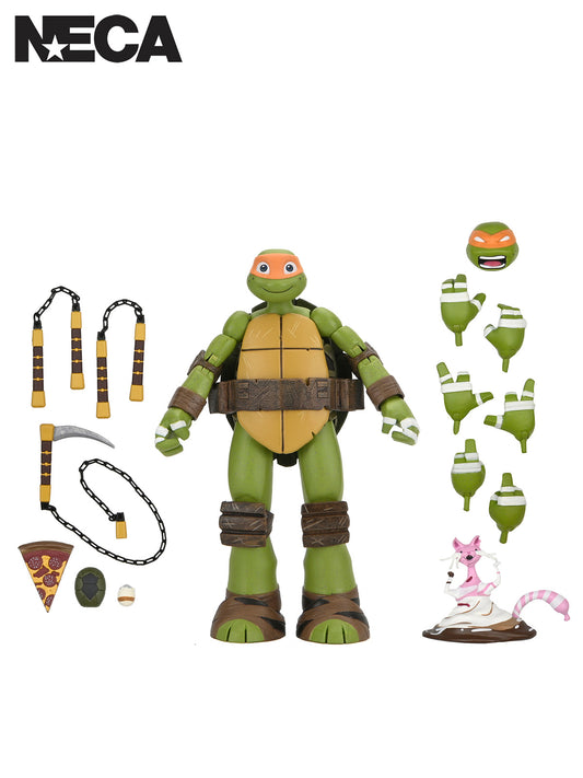 TMNT (2012 CARTOON) ULTIMATE MICHELANGELO 7" SCALE ACTION FIGURE - Front