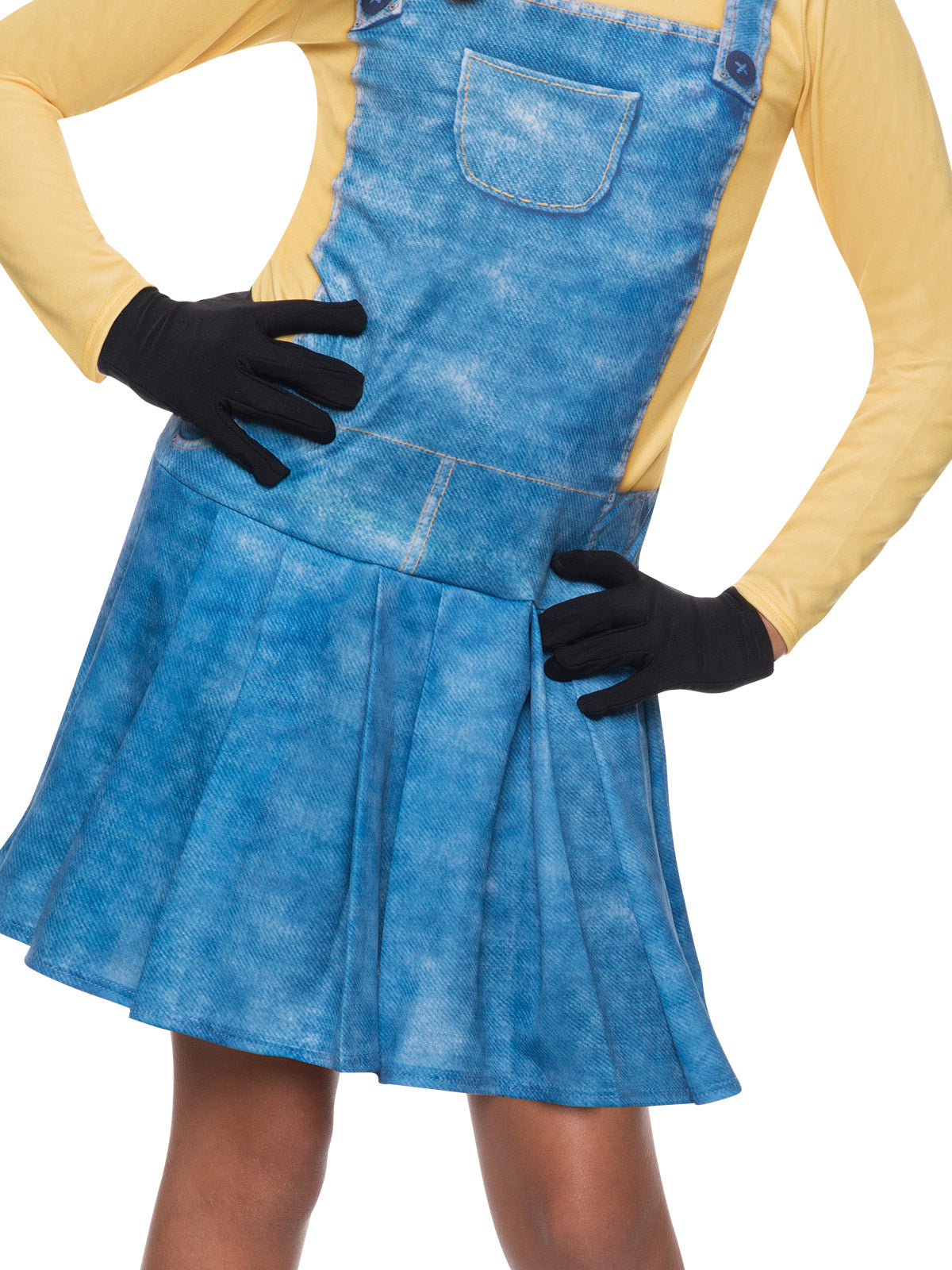 MINION FEMALE COSTUME, CHILD - 4-6 YRS - Side