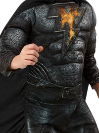 BLACK ADAM COSTUME, CHILD - Back