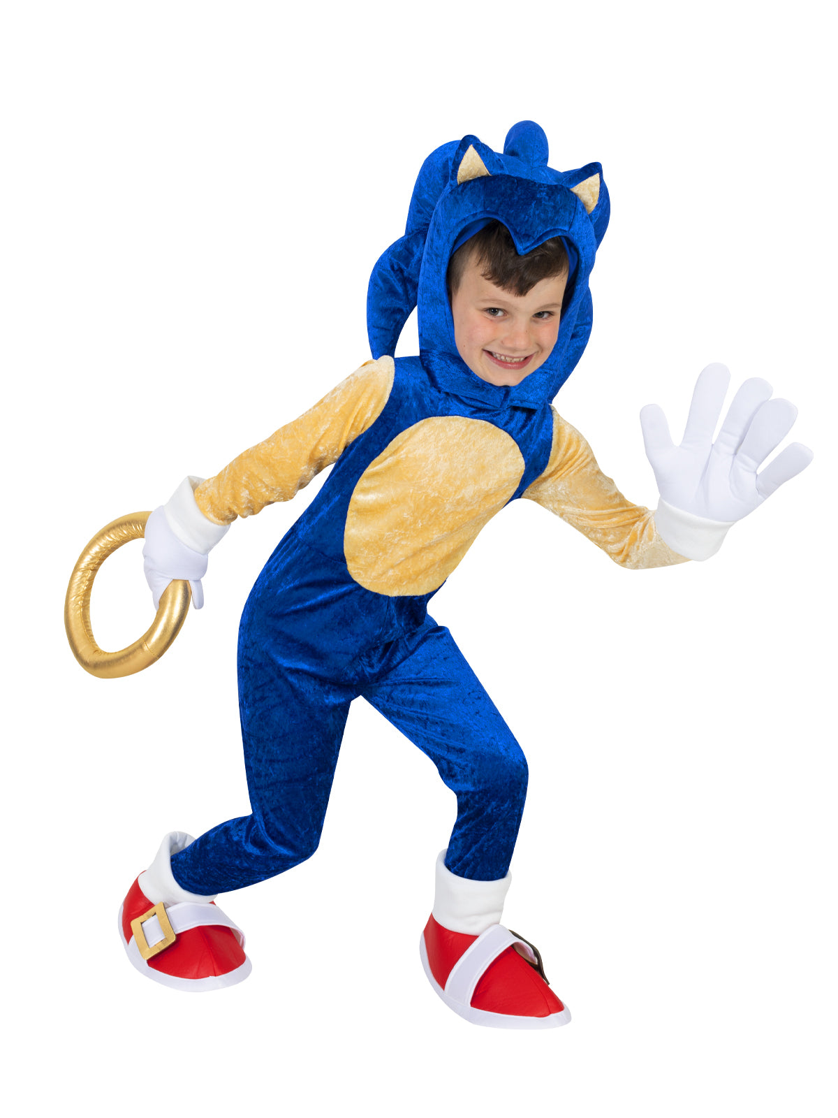SONIC THE HEDGEHOG PREMIUM COSTUME, CHILD - Back