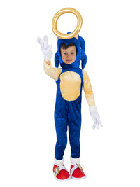 SONIC THE HEDGEHOG PREMIUM COSTUME, CHILD - Side